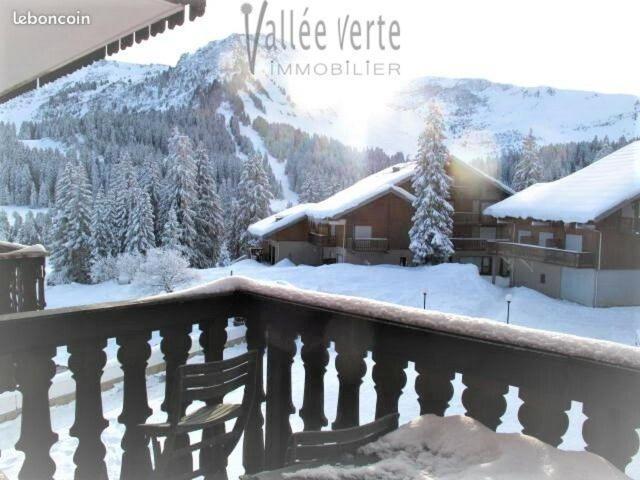Studio Au Pied Des Pistes Avec Vue Sur La Montagne Mieussy Exterior foto
